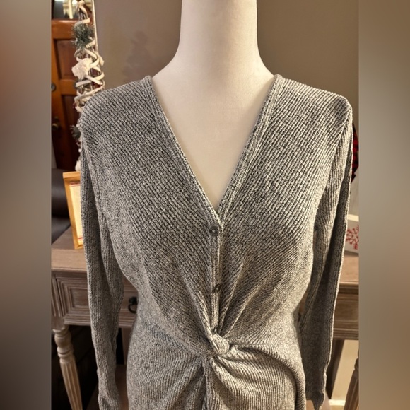 Loft Twist Front Sweater Dress - Picture 2 of 6